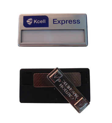 Good price Custom Silver Magnetic Name Tag online