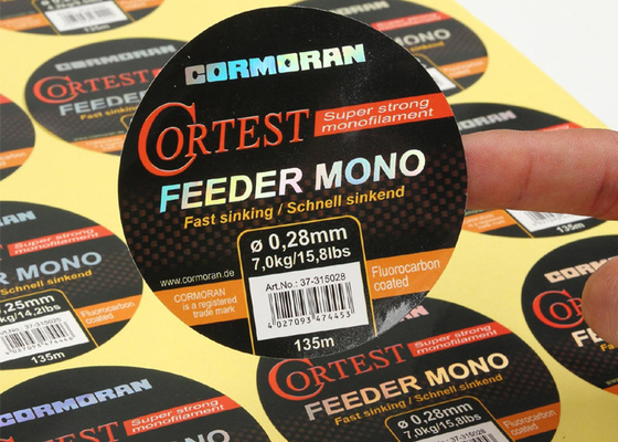 Good price Number Custom Printed Sticker Labels Personalised Smooth Surface Excellent Ink Adsorption online