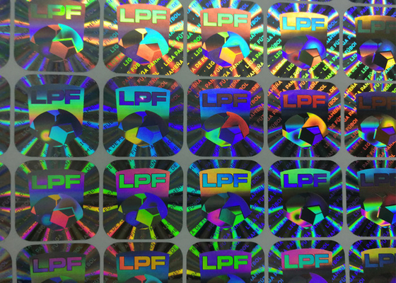 Good price Holographic Security Custom Business Stickers Water Proof Gloss Laminated online