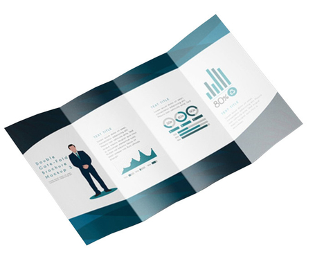 Good price Foldable Business Card Printing , A5 Leaflet Printing Art Paper Full Color online