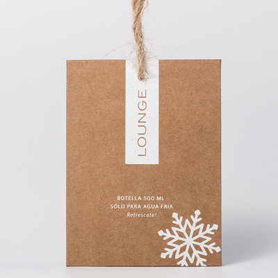 Good price Custom Brown Kraft Paper Cardstock Hanging Price Tag Printing With Hemp String online